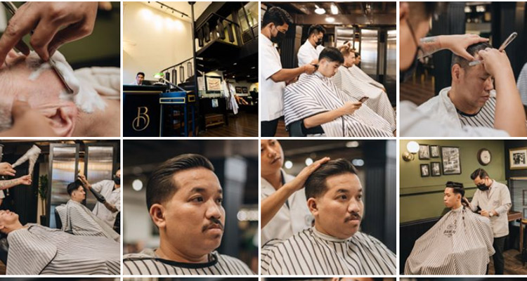 Barber shops in Yangon, Myanmar