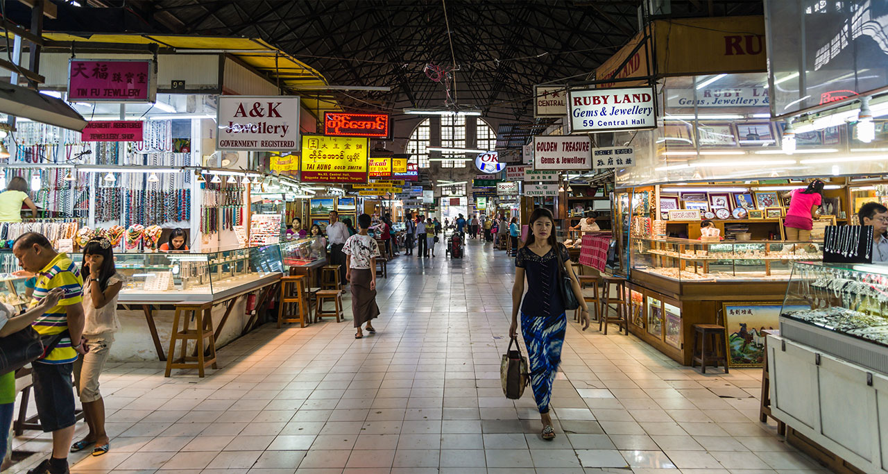 Bogyoke Aung San market yangon