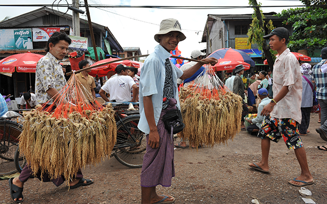 Local Markets in Yangon, Myanmar