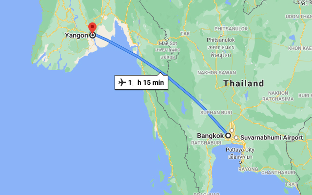 How to get from Bangkok to Yangon