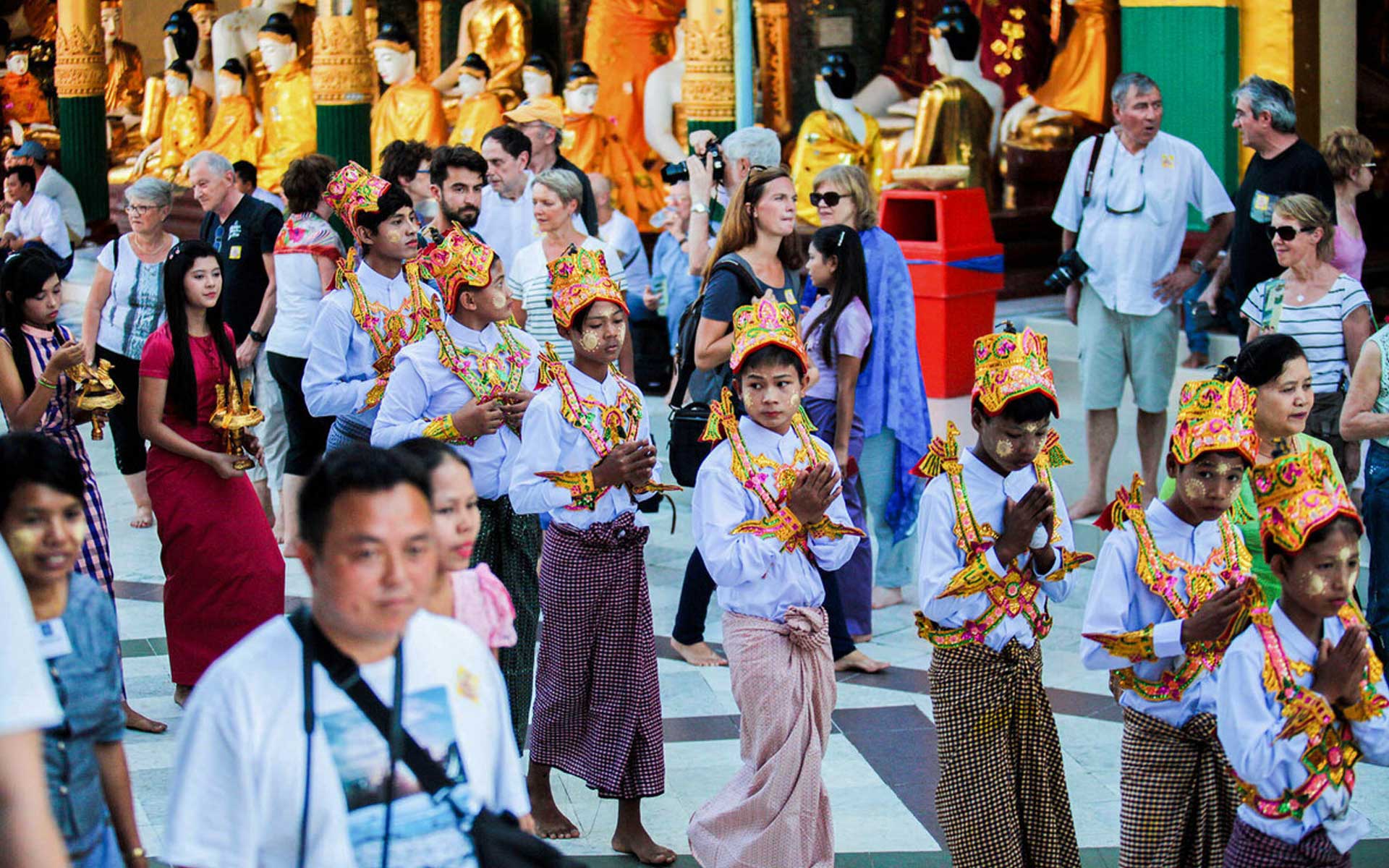 Myanmar Traditional Fashion Dress