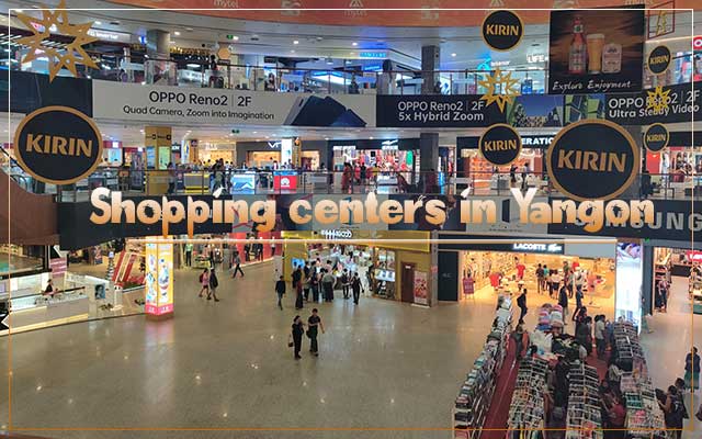 Shopping centers in Yangon